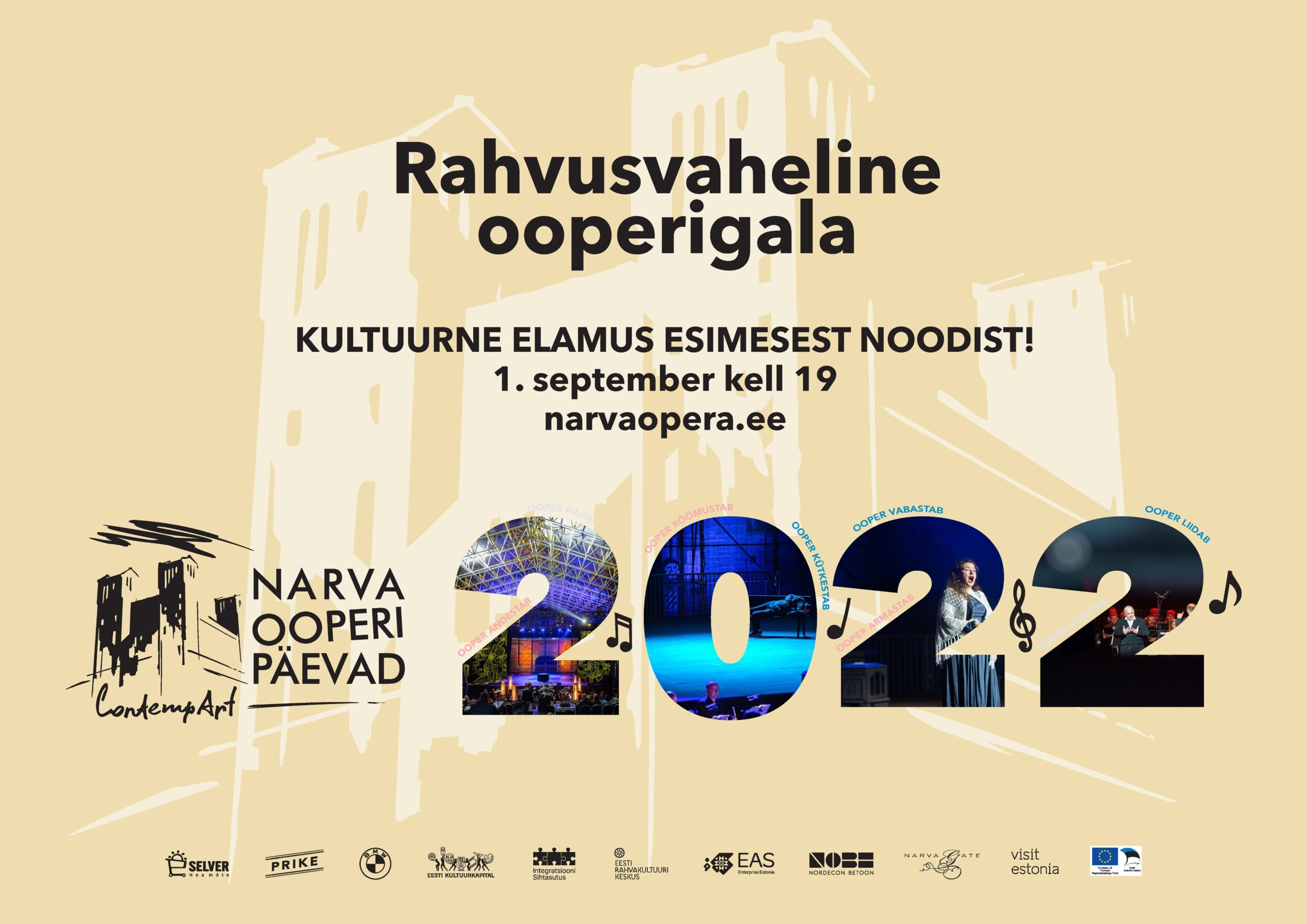 Narva Ooperipäevad 2022 toimub 1.-4. septembril - Narva Ooperipäevad